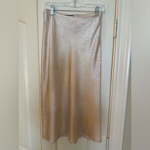 Animal Print Midi Skirt